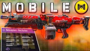 ME TOCA LA HELICOPTERO RED ACTION EN CALL OF DUTY MOBILE