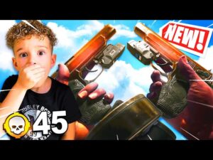 Youngest Warzone Prodigy 2v2 Rebirth Kill Race! (45 Kills Warzone)