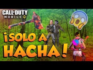 ASÍ SE PUEDE MATAR (Y MORIR 😥 ) A HACHA!!! | Call Of Duty Mobile