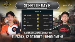 CODM World Championship 2021 Presented by Sony - Garena Regional Qualifier - Group Stage Day 6