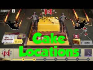 Call Of Duty Mobile Sweet Celebration Event Cake Locations