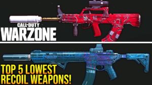 Call Of Duty WARZONE: TOP 5 LOWEST RECOIL WEAPONS! (WARZONE Best Loadouts)