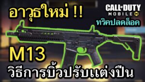 Call of Duty Mobile : รีวิวปืนใหม่ M13 เทคนิควิธีบิ้วการปรับเเต่งตัวปืน NEW META  !! (EP.220)