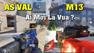 Call of Duty Mobile | SmileGG So Sánh M13 vs As Val - Khẩu Nào Mới Là VUA Của Dòng AR ?