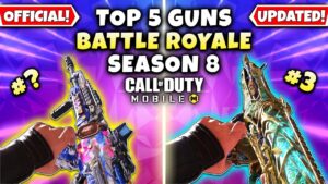 *SEASON 8* TOP 5 BEST GUNS In BATTLE ROYALE | Call Of Duty Mobile | Best GUNSMITH LOADOUTS IN CODM