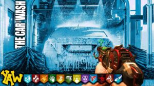 THE CAR WASH...SQUEEKY CLEAN ZOMBIES (Call of Duty Zombies Map)