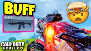 THE M13 BUFF is ACTUALLY INSANE 🤯 (NEW BEST GUN?) | COD MOBILE | SOLO VS SQUADS