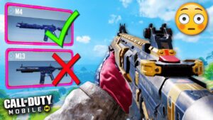 IS M4 REALLY BETTER than M13?? | COD MOBILE | SOLO VS SQUADS
