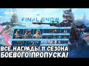 ОБЗОР ВСЕХ НАГРАД 11 СЕЗОНА БОЕВОГО ПРОПУСКА В CALL OF DUTY MOBILE!