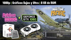 ✅ Athlon 3000G + GTX 1060 ✅ CALL OF DUTY - WARZONE  PACIFIC ✅ 8GB y 16GB de RAM - 2666 Mhz