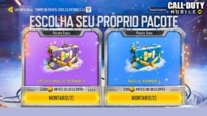 CALL OF DUTY MOBILE - EVENTO ESCOLHA SEU PRÓPRIO PACOTE