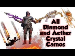 Call Of Duty Mobile All Diamond and Aether Crystal Camos