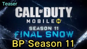 Call of Duty Mobile : New Teaser BP Season 11 Final Snow !!