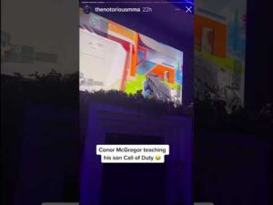 Conor McGregor training his son how to play Call of Duty 😂| #shorts