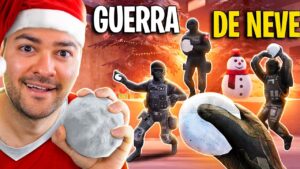 Guerra de *BOLA DE NEVE no NATAL* do Call of Duty Mobile