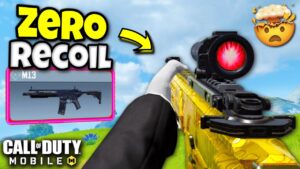 THIS ZERO-RECOIL M13 CLASS will BLOW YOUR MIND! | COD MOBILE | SOLO VS SQUADS