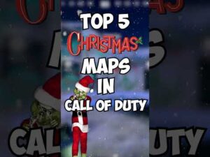 TOP 5 CHRISTMAS MAPS IN COD! | Call of Duty Shorts
