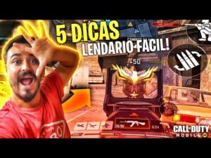 5 DICAS PARA PEGAR LENDÁRIO RÁPIDO NO MJ - COD MOBILE // CALL OF DUTY: MOBILE
