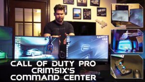 GAMING SETUP FROM CALL OF DUTY PRO PLAYER CRIMSIX