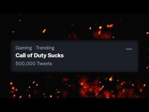 IT’S BAD… Call of Duty is Trending