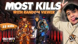 MOST KILLS WITH RANDOM VIEWER | CALL OF DUTY MOBILE