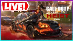 *NEW* SEASON 1 HEIST IS OUT... AND I HAVEN'T SLEPT | CALL OF DUTY MOBILE BATTLE ROYALE LIVE!