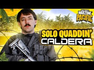 SOLO SHREDDING QUADS ON CALDERA | Call of Duty - Warzone