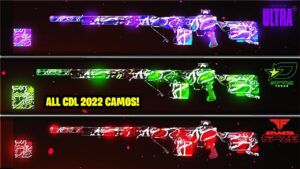 ALL NEW CDL 2022 CAMOS SHOWN in NEW VANGUARD UPDATE! (Call of Duty League Bundles Vanguard Warzone)