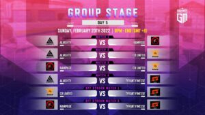 CODM Garena Master Group Stage Day 5 - Garena Call of Duty Mobile