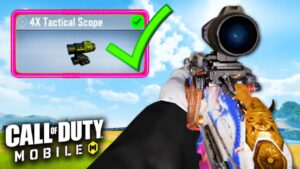 DOES 4X SCOPE make your GUN BETTER?!?  | COD MOBILE