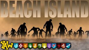 ZOMBIE BEACH ISLAND MADNESS (Call of Duty Zombies Gameplay)