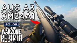AUG A3 & XM24A1 on Call of Duty Warzone NEW Rebirth Island Win PS5 Gameplay