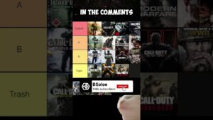 COMMENT SECTION RANKS EVERY COD (COD TIER LIST) | Call of Duty Shorts