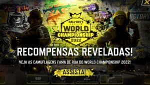 SAIU RECOMPENSAS REVELADAS MUNDIAL 2022 World championship 2022 - CALL OF DUTY MOBILE
