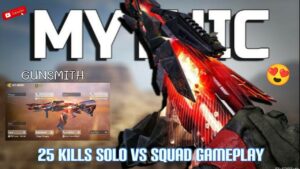 SOLO VS SQUAD DOMINATION🔥 | 25 KILLS | M13 GUNSMITH | CALL OF DUTY MOBILE GAMEPLAY