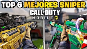 TOP 6 MEJORES FRANCOTIRADORES DE COD MOBILE / MEJORES CLASES / TOP MEJORES SNIPER EN COD MOBILE /COD