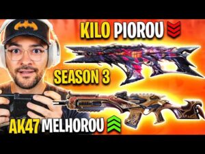 Todas as *MUDANÇAS na SEASON 3* do Call of Duty Mobile | BUFFs e NERFs em 2022 | AK47 Mítica Vem aí