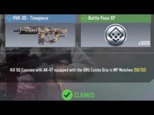 Call Of Duty Mobile Kill 50 Enemies with AK-47 equipped with GRU Combo Grip in MP Matches