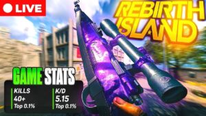 🔴 LIVE -  NO RAGING TODAY 😂 | 5+ KD | Rebirth Island Warzone
