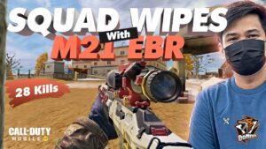 SQUAD WIPES WITH M21 EBR! | CALL OF DUTY MOBILE