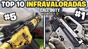 TOP 10 MEJORES ARMAS MAS INFRAVALORADAS DE CALL OF DUTY MOBILE MEJORES Clases y accesorios CodMobile