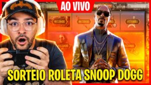 ZERANDO + SORTEIO da ROLETA do SNOOP DOGG no COD Mobile | LIVE AO VIVO !RazerGold