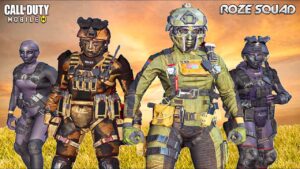CALL OF DUTY MOBILE - THE ROZE SQUAD IN BATTLEROYALE (FUNNY MOMENTS)