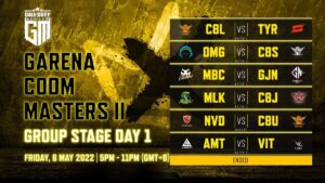 CODM Garena Master II - Group Stage Day 1 - Garena Call of Duty Mobile