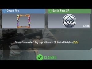Call Of Duty Mobile Pick up Teammates dog tags 5 times in BR Ranked Matches Task Complete