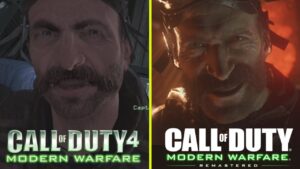 Call of Duty Modern Warfare Remastered vs Original  - Crew Expendable - Full Screen Side-by-Side