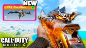 *NEW* LEGENDARY ICR - SABRE BLADE 😍 | COD MOBILE