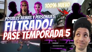 QUE!! POSIBLE 5 ARMAS Y PERSONAJES PASE TEMPORADA 5! | COD Mobile | Rido