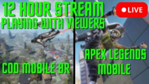 Call of Duty Mobile || 12 Hour Stream || Playing with Viewers || Face Reveal At 10k Subscribers