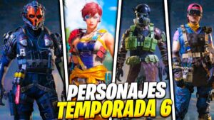 😎 DEBES VERLOS!! TODOS los PERSONAJES de la NUEVA TEMPORADA 6 de CALL OF DUTY MOBILE | Lobo Jz